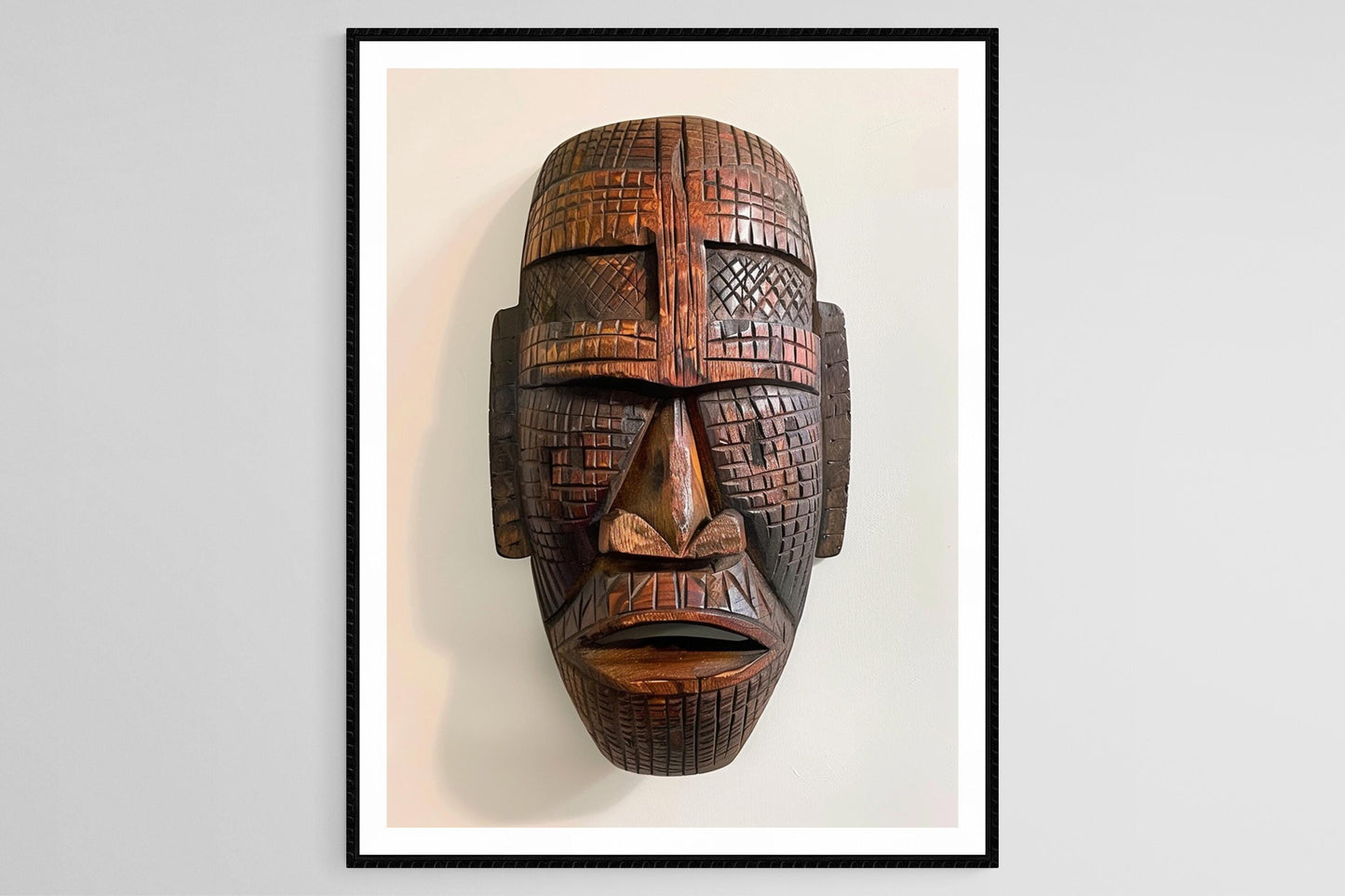 Affiche Masque Tribal Africain – Art et Héritage Culturel