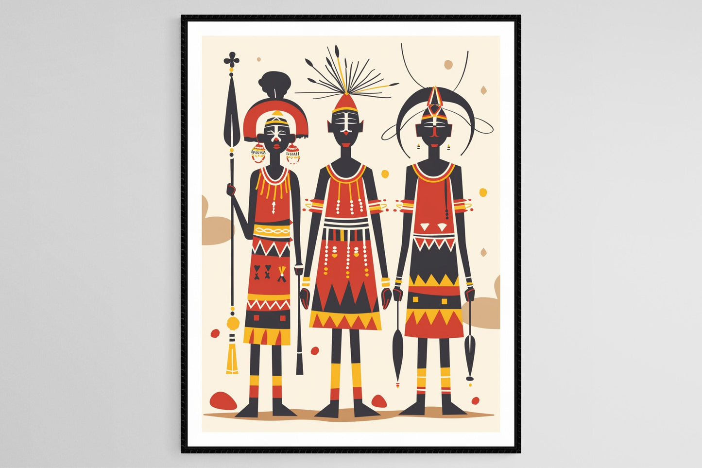 Affiche Karo d'Éthiopie – Impression artistique élégante