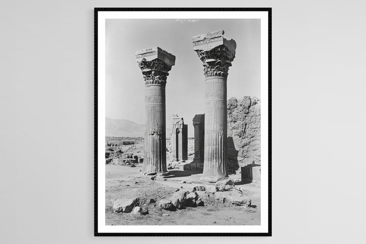 Affiche Empire Achéménide – Poster Art de la Ville Ancienne de Persépolis