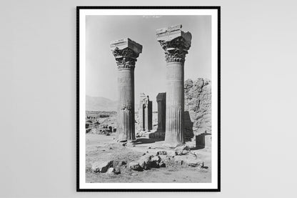 Affiche Empire Achéménide – Poster Art de la Ville Ancienne de Persépolis