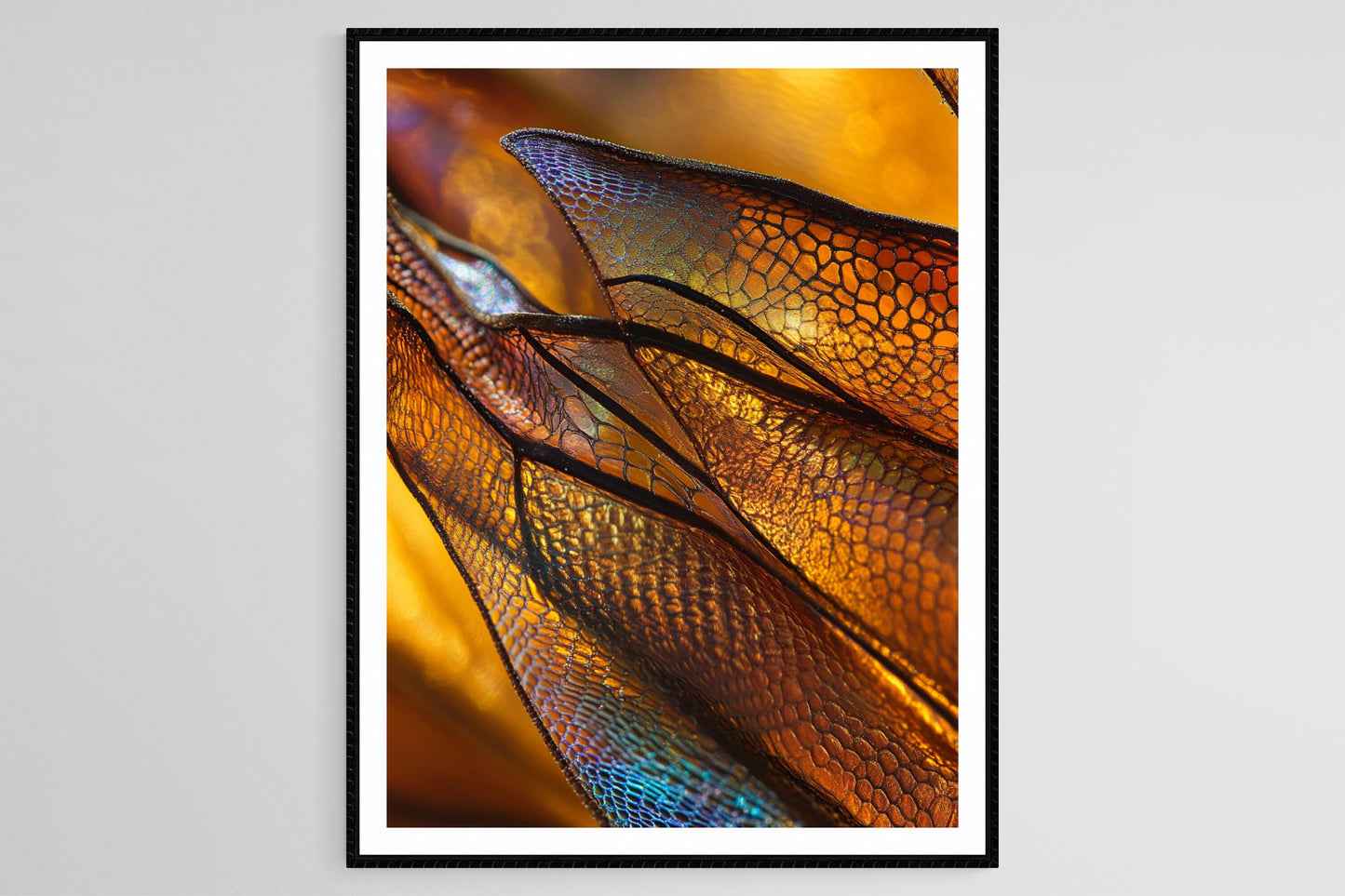 Affiche Ailes de Guêpe – Poster Vue Macro Intriquée