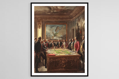 Affiche Congrès de Vienne – Poster Réunion Diplomatique Élégante