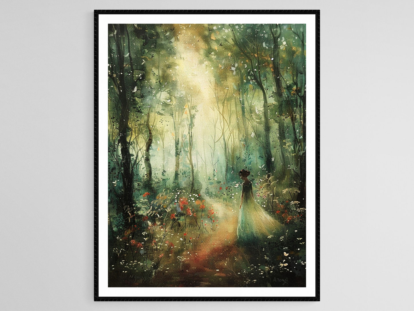 Affiche Conte Allemand – Poster Illustration des Frères Grimm