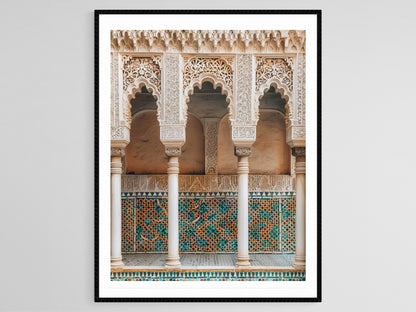 Affiche Architecture Mauresque – Poster Art Inspirée de l'Islam Espagnol