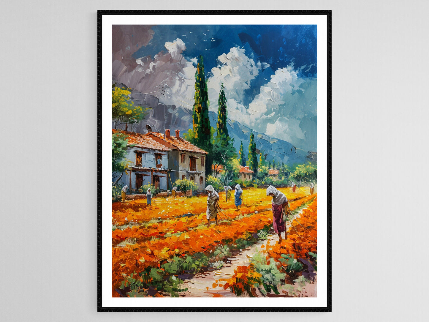 Affiche Agriculture Pakistanaise – Poster Art des Agriculteurs en Coton