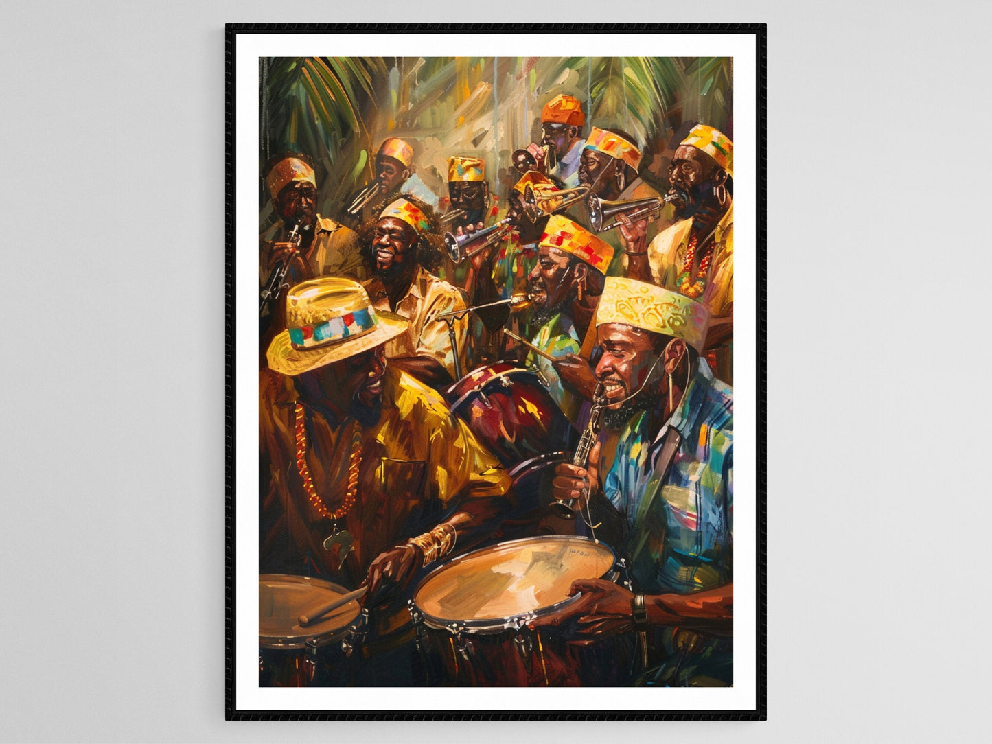 Affiche Steelpan – Poster Musical emblématique de Trinidad et Tobago