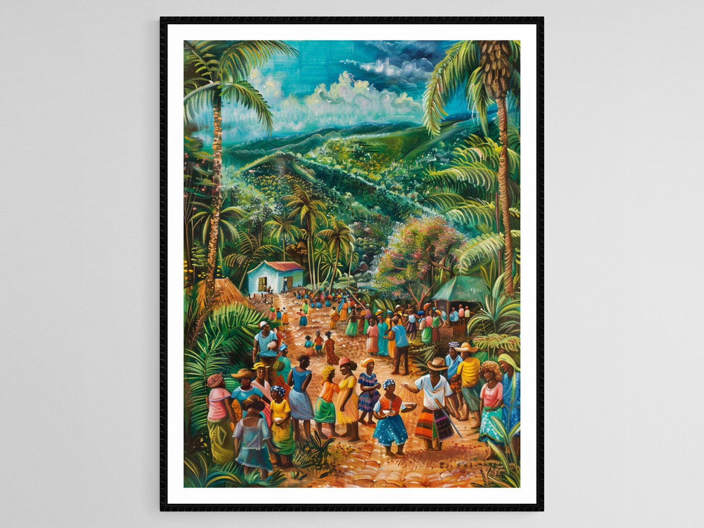 Affiche Hérédité Maroon – Poster Culture et Liberté de Trinidad et Tobago