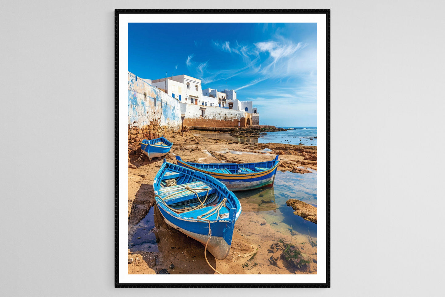 Affiche Essaouira – Impression artistique du charme côtier et de la médina historique