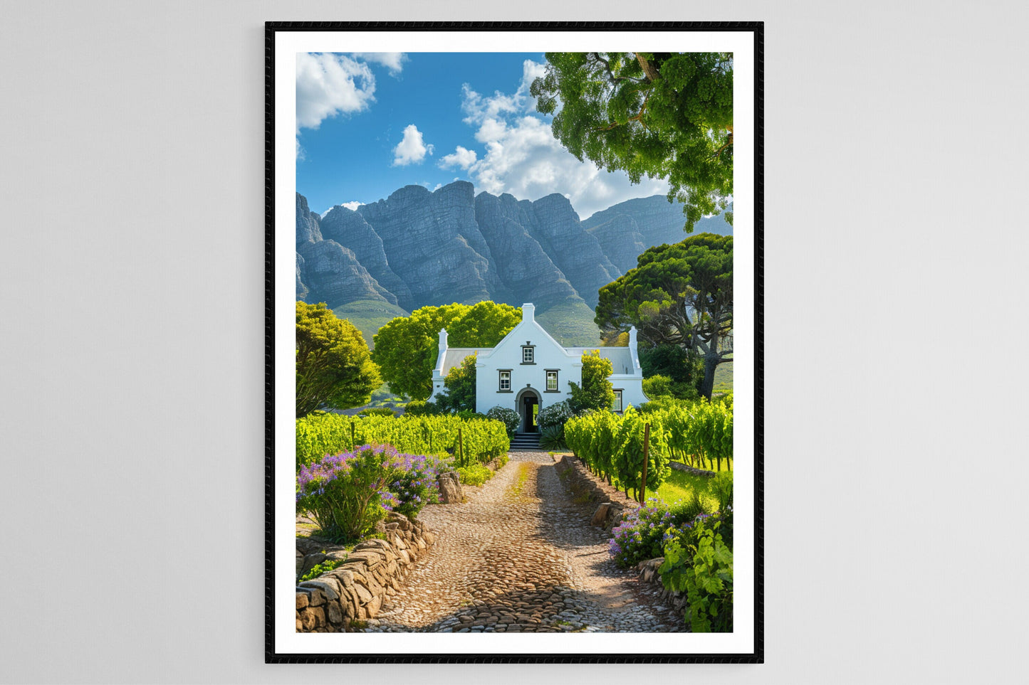 Affiche Vignobles de Stellenbosch – Poster Paysages et Architecture