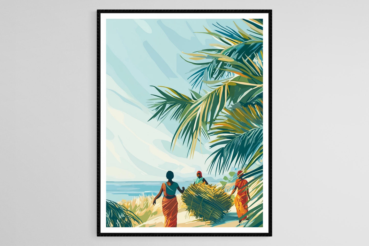 Affiche des Agriculteurs de Jute du Bangladesh – Poster Artistique Unique