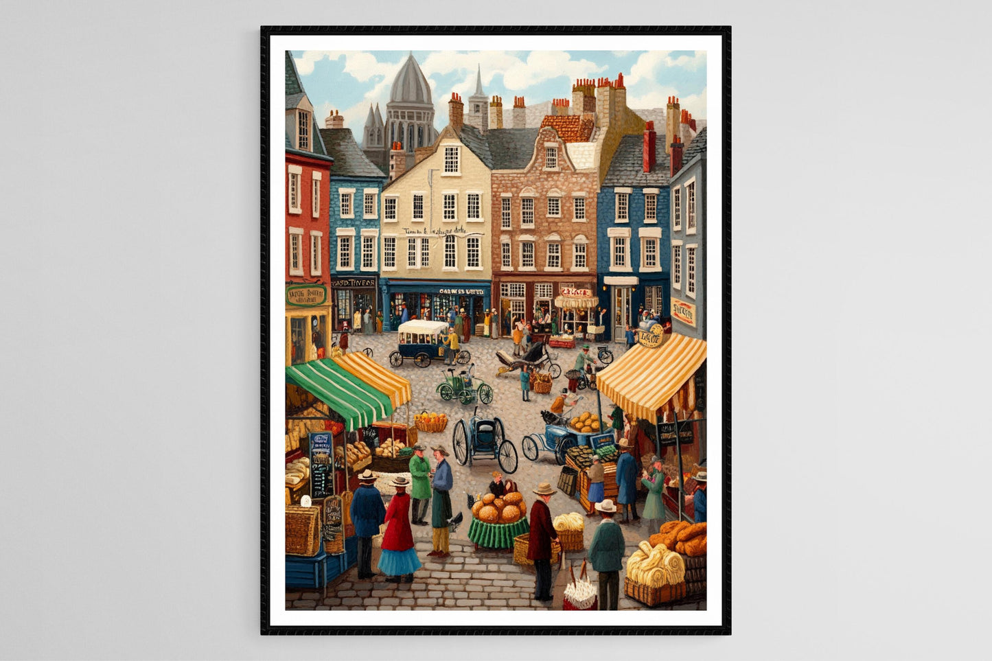 Affiche Dublin – Poster Pain Soda et Fromages Artisanaux d'Irlande