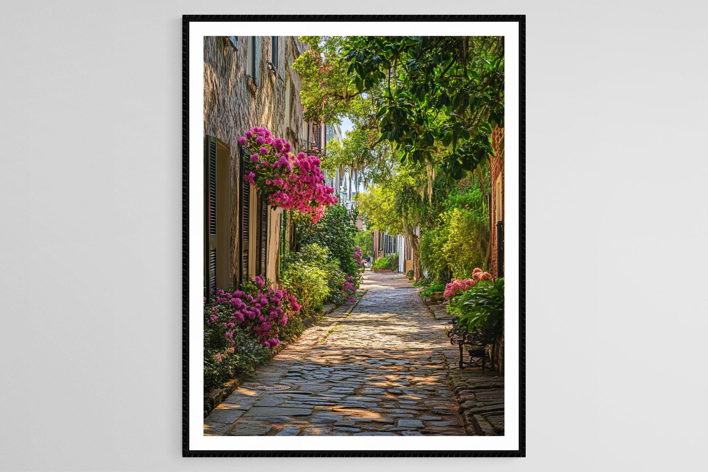 Affiche Charleston – Imprimé artistique d'architecture historique et jardin