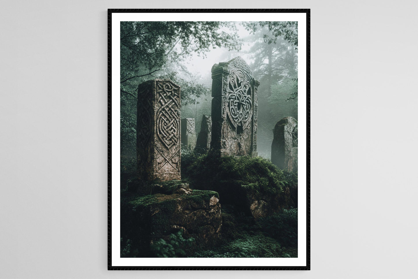 Affiche Ruines Celtiques Anciennes – Poster Mystique d'Irlande