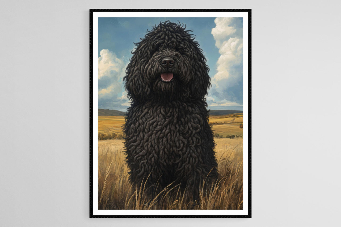 Affiche Chien Puli Hongrois – Art de la fourrure distinctive et aimée