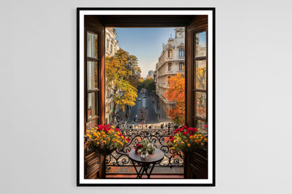 Affiche Buenos Aires – Vue de Recoleta, Élégance et Charme