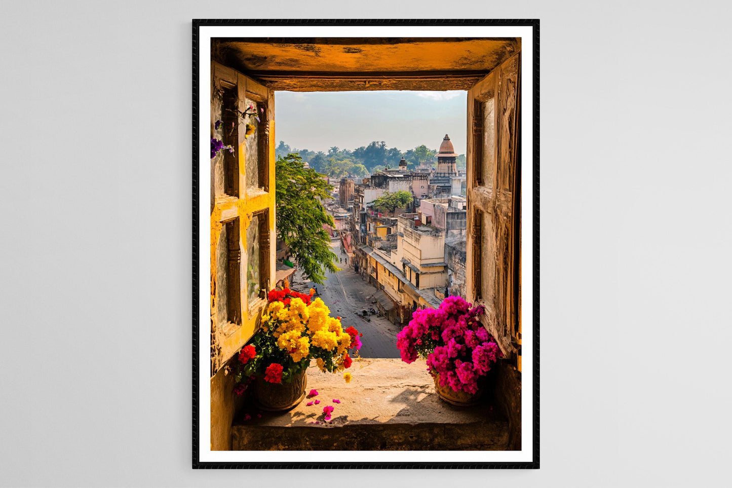 Affiche Indore – Art mural Madhya Pradesh, déco intérieure Inde