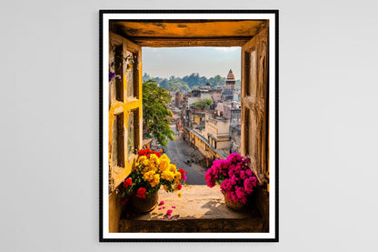 Affiche Indore – Art mural Madhya Pradesh, déco intérieure Inde