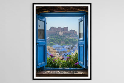 Affiche Jodhpur – Poster de l'impression artistique du Fort Mehrangarh