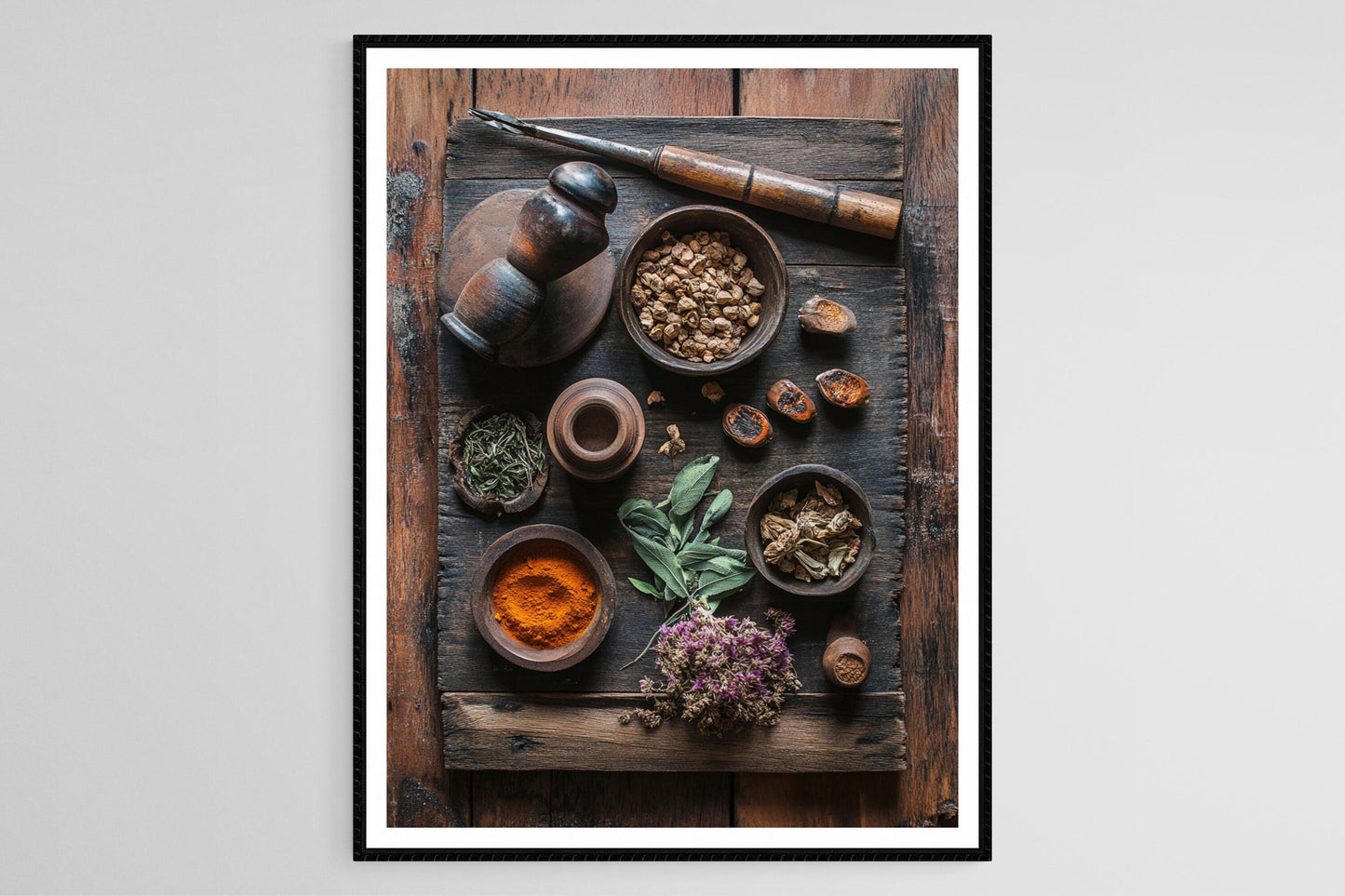 Affiche Ayurveda – Impression Art pour Bien-Être et Équilibre Dosha