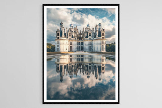 Affiche Château de Chambord – Poster Art Renaissance en Vallée de la Loire