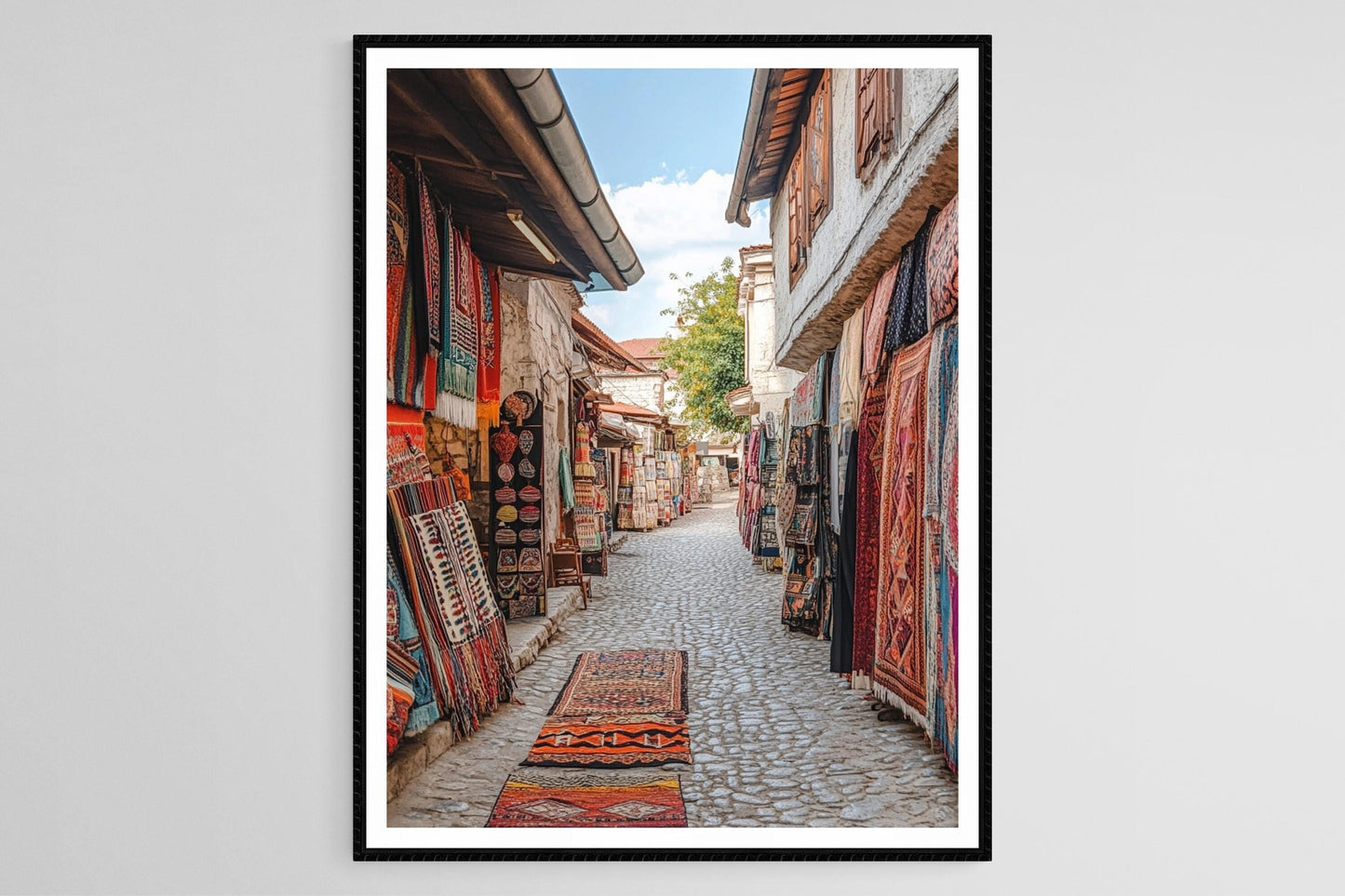 Affiche Skopje – Poster Art du Vieux Bazar Ottoman en Macédoine