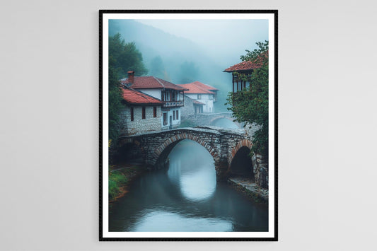 Affiche Kratovo – Poster de la ville médiévale en Macédoine