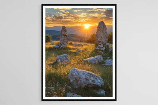 Affiche Kokino – Poster Site mégalithique ancien de Macédoine