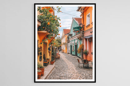 Affiche Novi Sad – Poster Charm des pavés et forteresse Petrovaradin