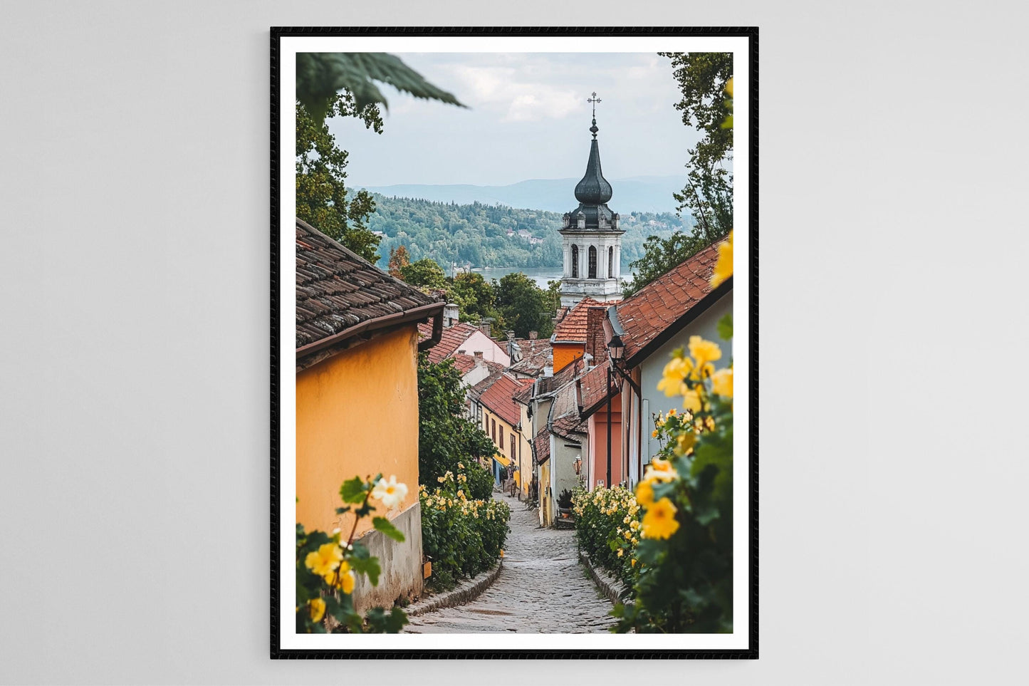 Affiche Sremski Karlovci – Poster Architecture baroque en région viticole