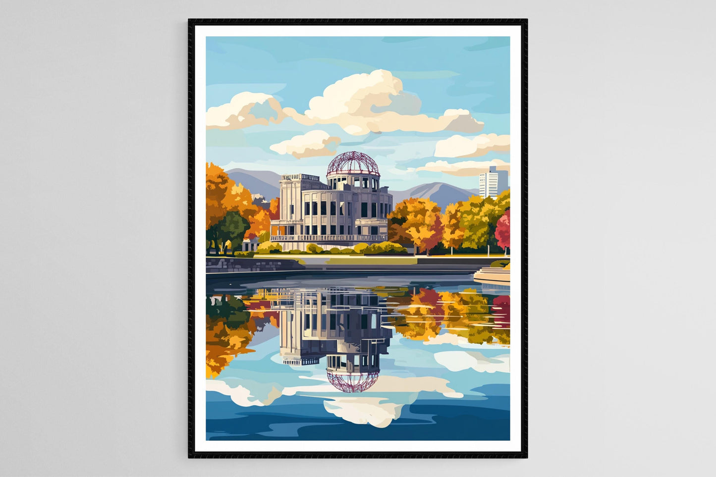 Affiche Hiroshima – Poster Art du Parc Mémorial de la Paix, Japon