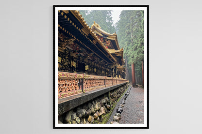 Affiche Nikko Toshogu – Poster d'Architecture Japonaise Ornée