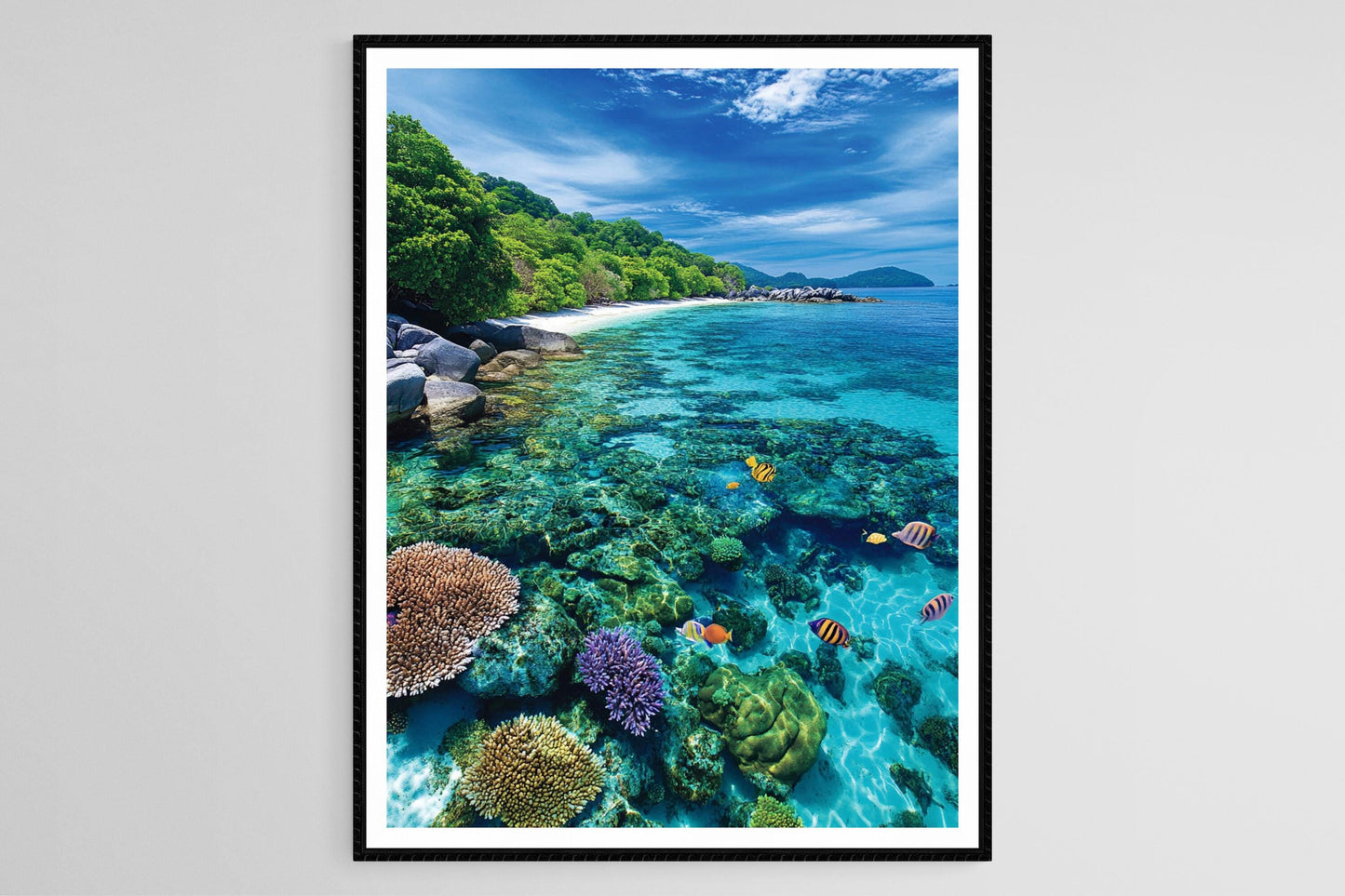 Affiche Îles Similan – Poster des Eaux Cristallines et Plages Blanches