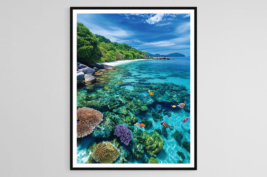 Affiche Îles Similan – Poster des Eaux Cristallines et Plages Blanches