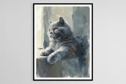 Affiche British Shorthair – Art mural pour les amoureux des chats