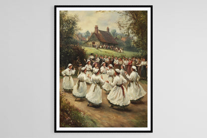 Affiche Danse Morris – Art traditionnel du folklore