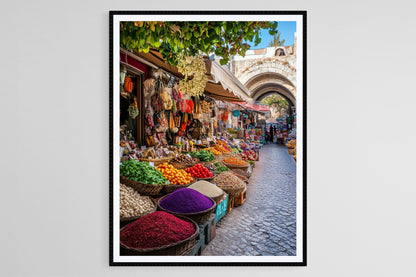Affiche Chypre – Poster Art Print des Vendeurs du Vieux Quartier