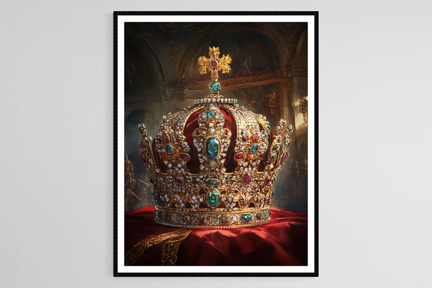 Affiche Couronne de Saint-Étienne – Poster Art Royal Hongrois