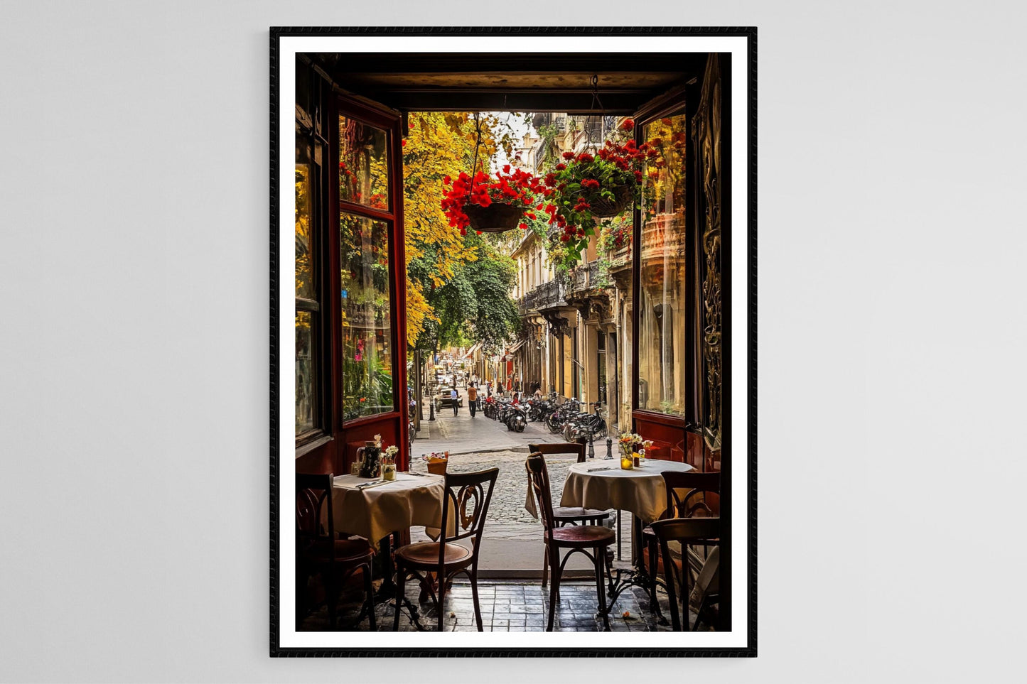 Affiche Buenos Aires – Vue de San Telmo et Bougainvilliers