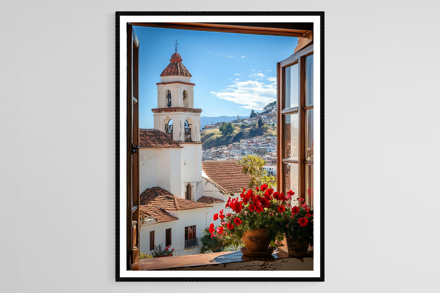 Affiche Vue sur Sucre – Impression Art Décor Colonial Charme