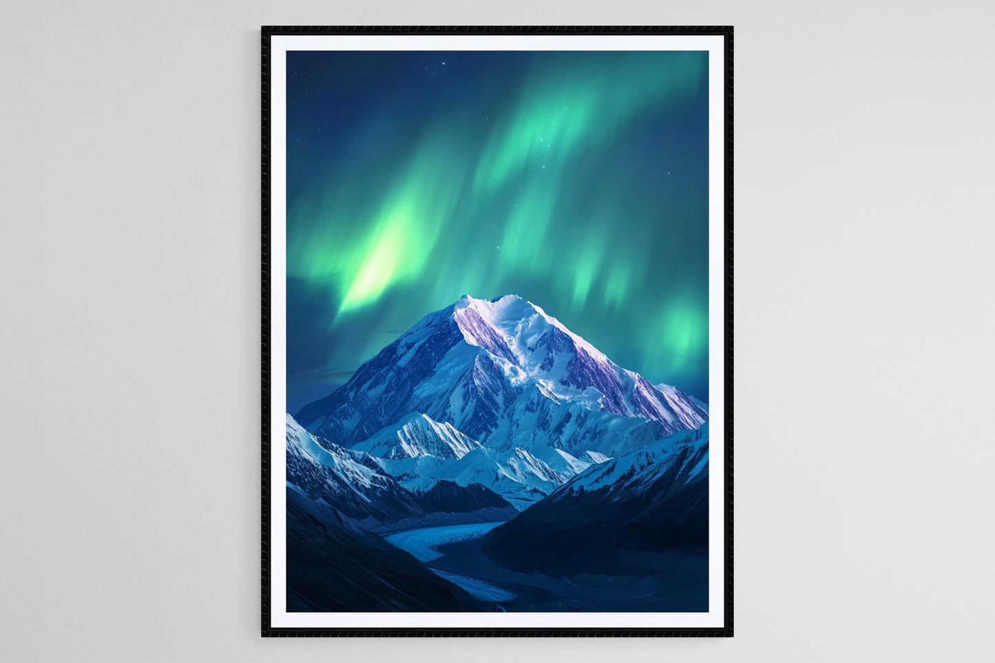 Affiche Denali – Impression Art des Aurores Boréales en Alaska