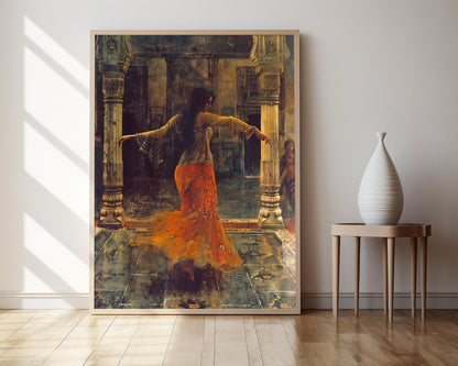Affiche Danseuse du Ventre Ottomane – Illustration Historique Artiste