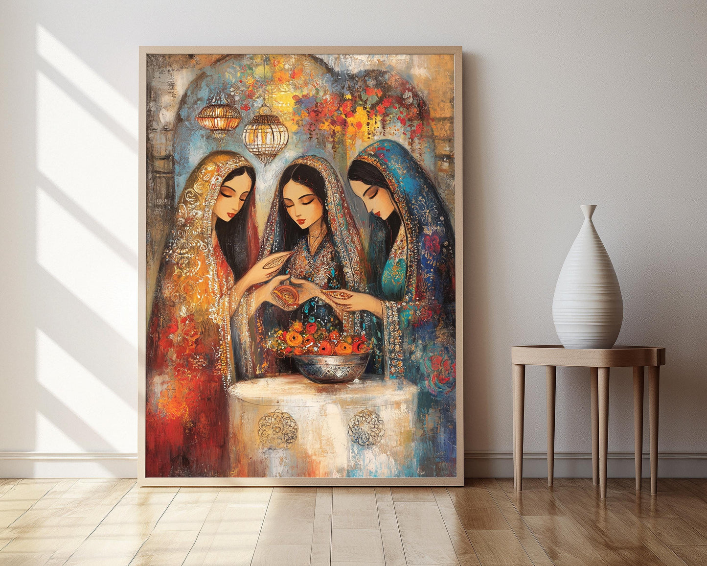 Affiche Nuit de Henné Palestinienne – Art culturel et décor traditionnel