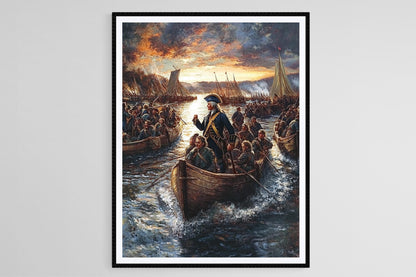 Affiche Traversée de la Delaware – Poster Scène de la Révolution