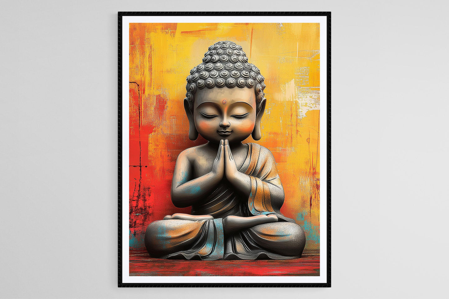 Affiche Bouddha Méditatif – Poster Décor Zen pour Salle de Yoga