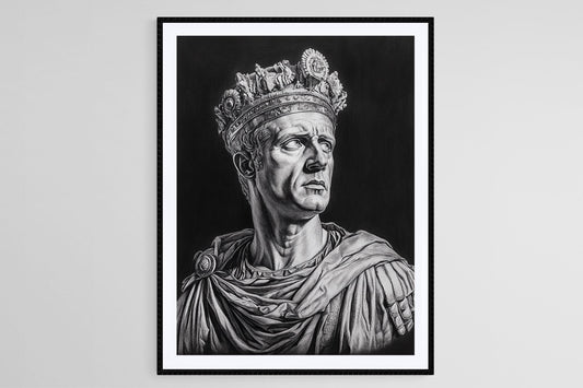 Affiche César – Poster Portrait de l'Empereur Romain