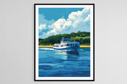 Affiche Chappaquiddick Ferry – Poster Scène de Martha’s Vineyard