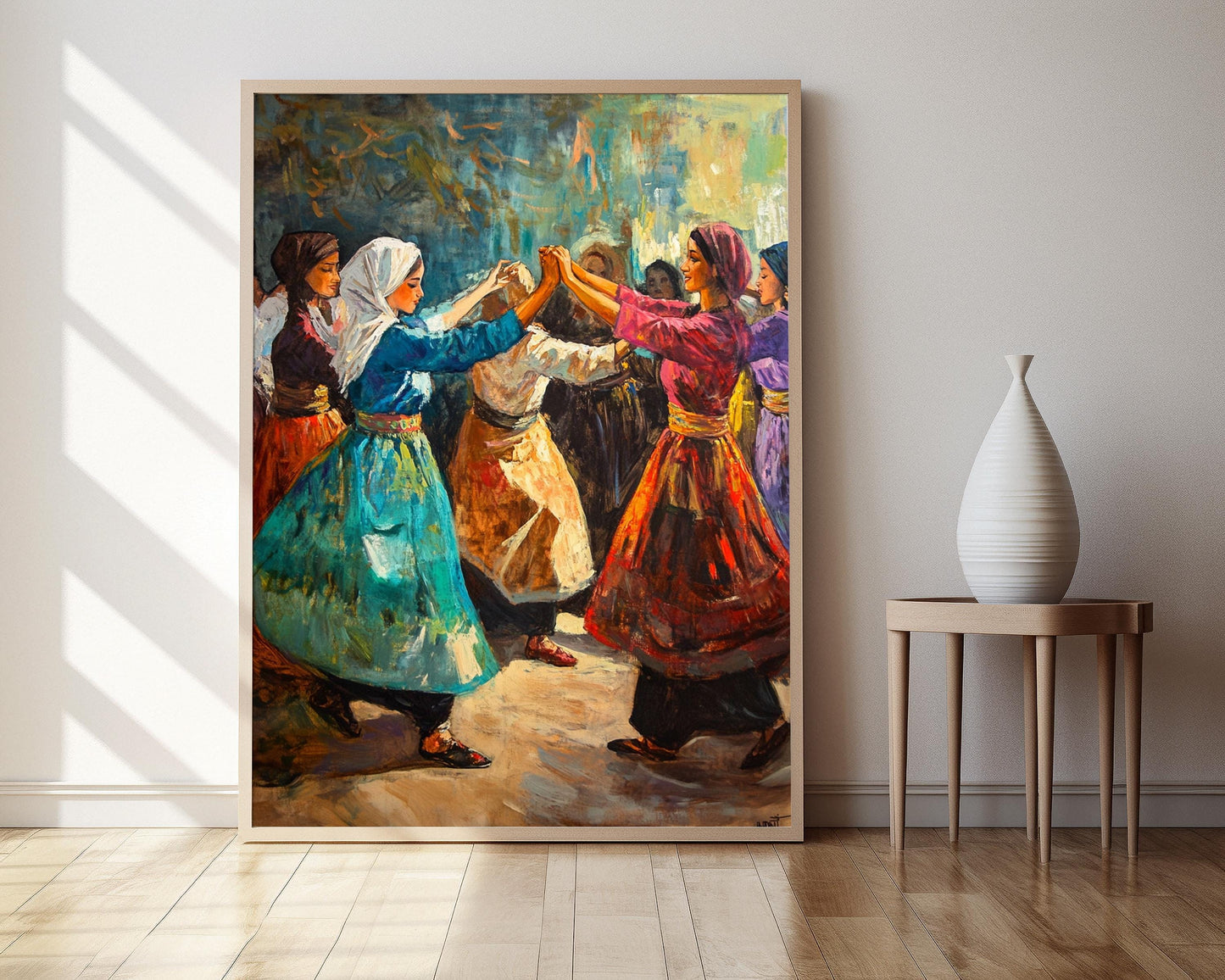 Affiche Danse Dabke Palestinienne – Art de la Culture Traditionnelle