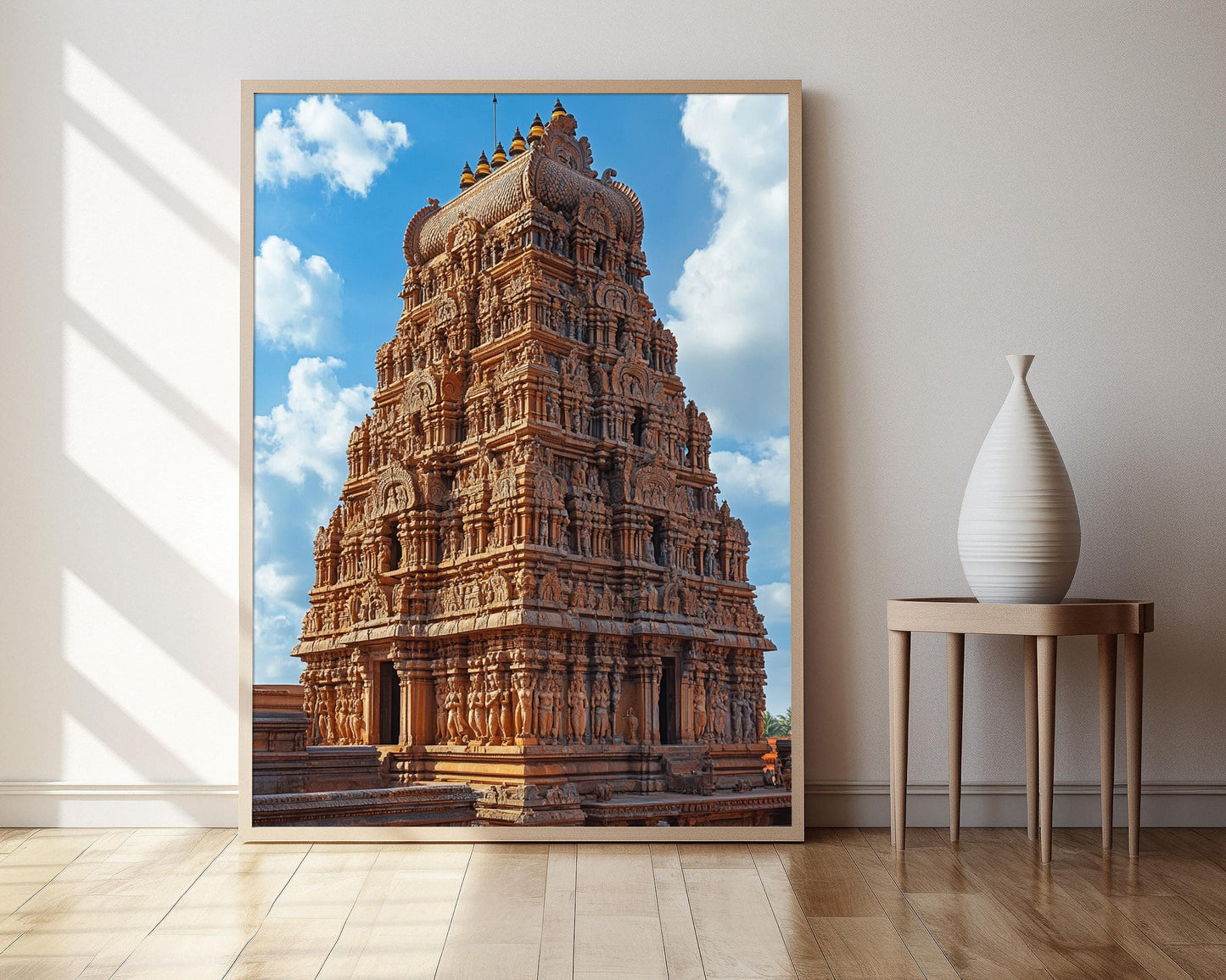 Affiche Temple Brihadeeswarar – Poster Héritage Dynastie Chola