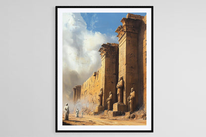 Affiche Ruines de Ninive – Poster Art de l'Irak ancien