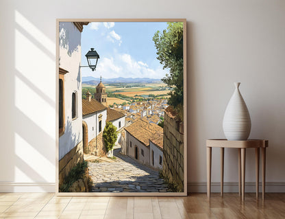 Affiche Ubeda – Poster d'architecture Renaissance et oliveraies